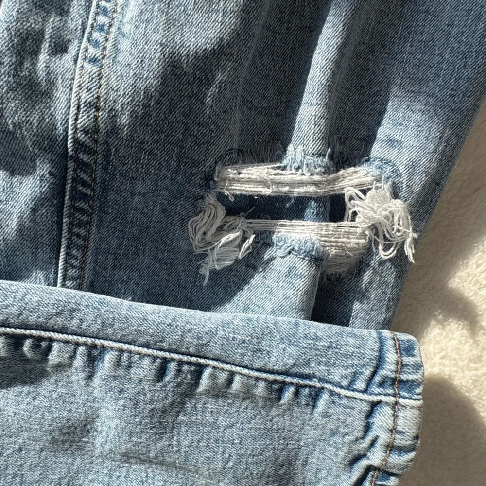 Abercrombie Kids Denim High Rise Straight Jeans